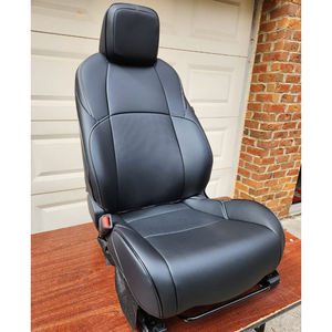 Housses de siège sur mesure en cuir pour 5 places, ensemble complet pour Toyota Tacoma 2001-2025 (modèles Regular, Access, Double, Hybrid) - Product Image 1