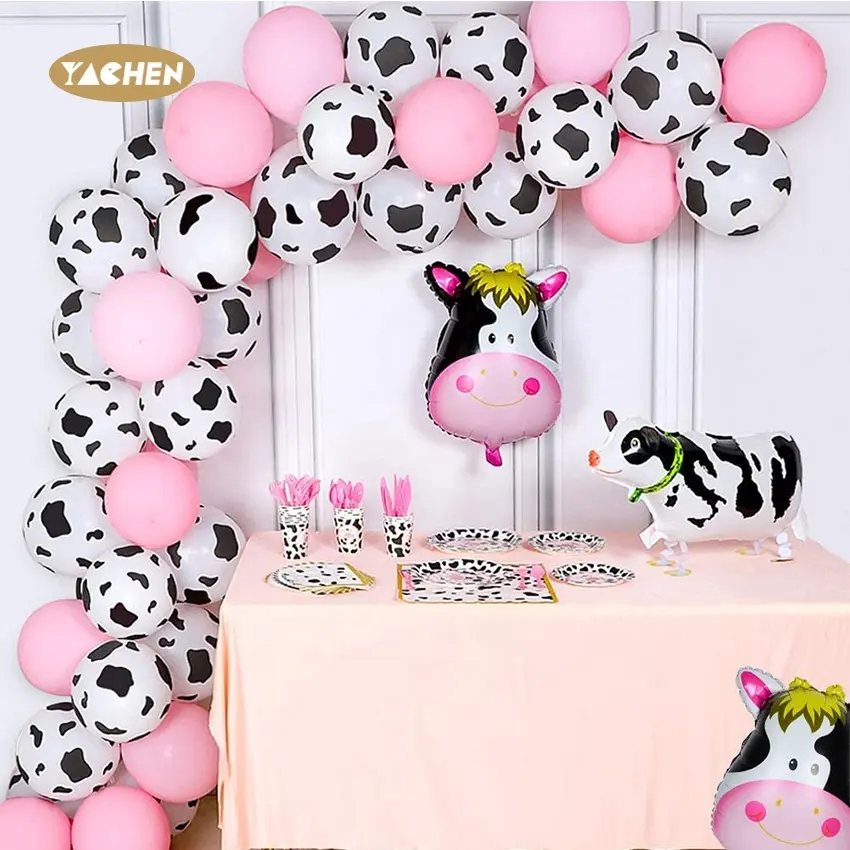 2022 Hot Trend Farm Animal Theme Milch Cow Balloon Arch Garland Kit For Birthday  Party Decoration - Buy Cow Balloon,Cow Print Balloons For Girls Birthday  Party,Farm Animal Balloon Garland Kit Product on