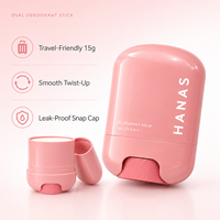 Tube de crème solaire vide ovale de 15g, format voyage de poche, portable, pour soins en extérieur, remplissage par le haut, étiquette privée, en ABS+PP, scellé par clip