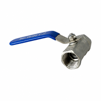 Vanne à boisseau sphérique monobloc manuelle pour applications eau, gaz, huile OEM