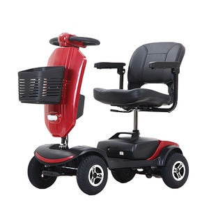New Arrival Wholesale 4-<b>Wheel</b> Powerful 24V/300W Electric Scooter for Adult Mobility Handicap Disabled with 15-25KM Range - Product Image 1