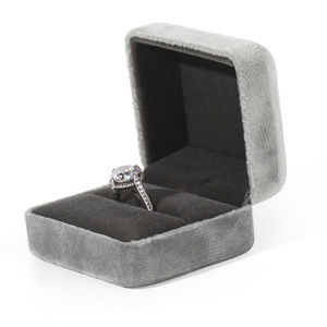 Collar plegable al por mayor plata de moda de lujo organizador de regalos Pu cuero conjunto joyería caja de terciopelo con logotipo propio - Product Image 6