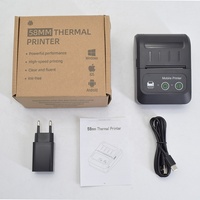Mini imprimante de facture thermique 58mm 203dpi portable mobile Imprimante de reçus USB pour supermarché