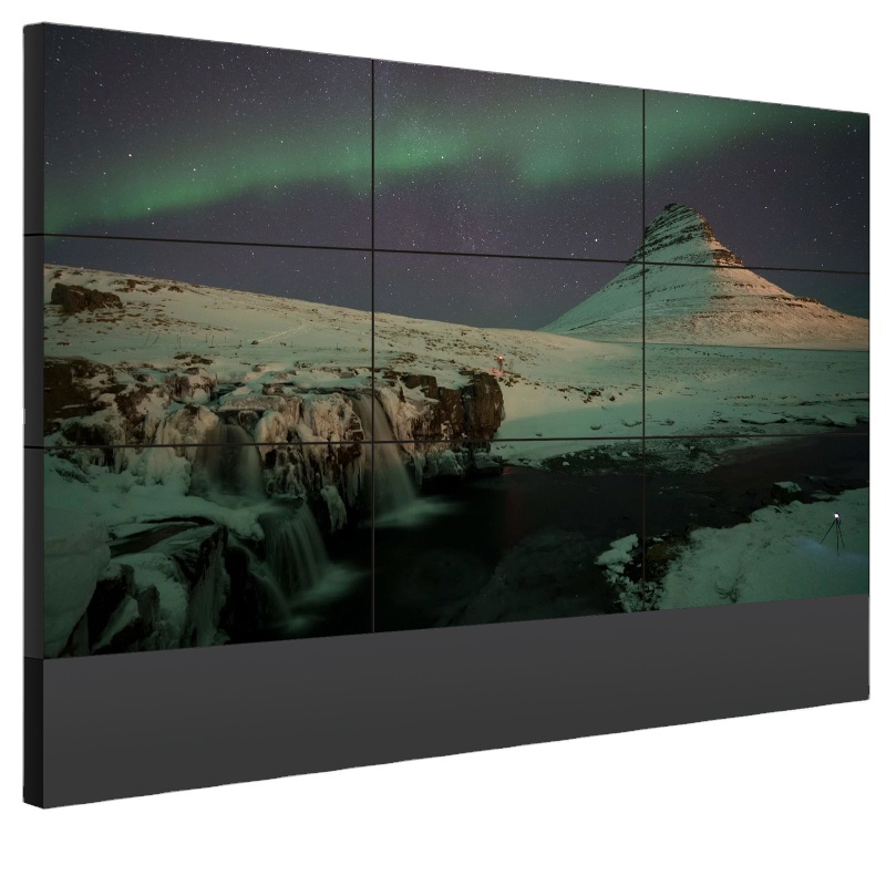 Заводской Самый дешевый бесшовный 49 дюймовый 1x4 комнатный full hd lcd рекламный экран видеодисплей стена для концерта