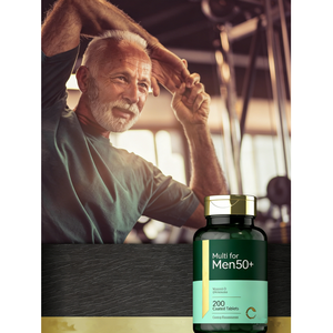 Multivitamínico para Hombres OEM 50+, 200 Cápsulas, Contiene Vitaminas B, Vitamina D, <span class=keywords><strong>Magnesio</strong></span> y Zinc, Suplemento Sin Gluten - Product Image 4