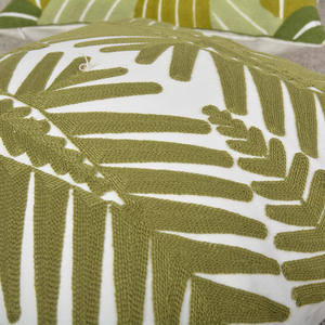 Peak Nordic <b>Leaf</b> Pattern Throw Pillow Square Washable Decorative <b>Cushion</b> For Living Room Bedroom - Product Image 1