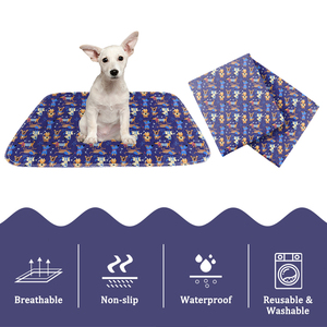 Famicheer, alfombrilla impermeable <span class=keywords><strong>para</strong></span> alimentación de <span class=keywords><strong>perros</strong></span> y gatos, almohadillas <span class=keywords><strong>para</strong></span> orinar <span class=keywords><strong>para</strong></span> <span class=keywords><strong>perros</strong></span> y cachorros de gran tamaño con secado rápido a prueba de fugas - Product Image 5