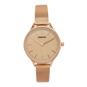 señora chica de vuelos en línea de moda a granel de <span class=keywords><strong>la</strong></span> correa de malla original bajo precio oro rosa damas relojes - Product Image 1