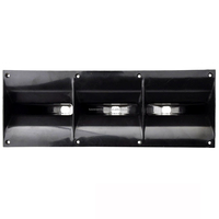 Bocina de plástico ABS de tres orificios, claxon de bobina de voz de 44mm, bocina de altavoz de 26mm, guía de onda de salida para aplicación de sistema de audio profesional