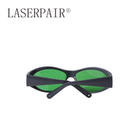 Lunettes de protection laser rouge certifiées EN207 en polycarbonate 630-660 nm, lunettes de sécurité laser diode ND YAG 800-1100 nm 30%