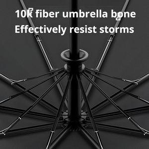 Parapluie automatique pliable YH-H, protection solaire extérieure, triple pliage, extra large, pour publicité commerciale - Product Image 4