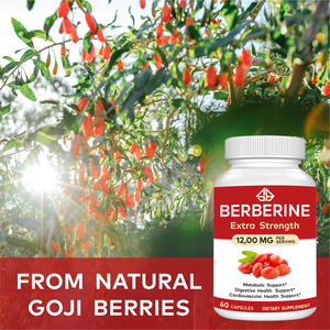 Berberina OEM Extra Fuerte para el Corazón, el Sistema Inmunológico, el Metabolismo y la Salud en General, 60 Cápsulas para Mujeres - Product Image 4