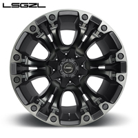 Jantes en alliage forgé sur mesure, concaves profondes, tout-terrain, 5x127 5x130 6x139.7 17 18 20 21 22 24 26 pouces pour Jeep Wrangler F150 GMC