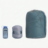 Sac de couchage en duvet hydrophobe, ultraléger, imperméable, pour le camping en plein air, sac de couchage de type momie, 800FP duvet de canard