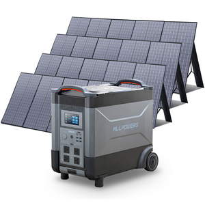Système de stockage d'énergie domestique hors réseau ALLPOWERS, batterie solaire 4KW 5KW 10KW 20KW, centrale électrique 5000 Watts Allpowers - Product Image 2
