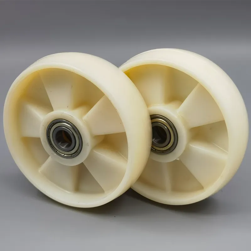 Durable Caster Wheel Nylon With 6204 Bearings