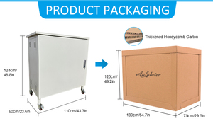 Cheminée électrique <span class=keywords><strong>murale</strong></span> radiante de 4000 W contrôlée par application avec fonction anti-gel pour usage domestique - Product Image 6