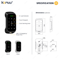 Cerradura Inteligente para Gabinete de Aleación de Zinc Anticorrosión con Certificación ASEAN OEM/ODM, con Código de Aplicación Ttlock Tuya, Tarjeta RFID para Hotel, Gimnasio, Oficina