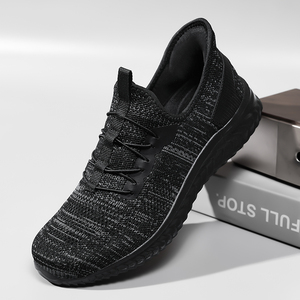 <strong>Men's</strong> Lightweight Mesh Casual Sneakers Breathable Walking Style Shoes Slip-on Comfort Sock <strong>Trainers</strong> <strong>for</strong> Sports Fitness Training - Product Image 5