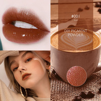 Lakerain DIY Rouge à lèvres liquide minéral, gloss waterproof, teinte à lèvres hydratante, cosmétique