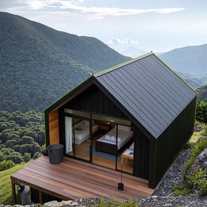 Edificio Modular de Estructura de Acero Estilo <span class=keywords><strong>Boutique</strong></span>, Kit de Bungalow Triangular para Campamentos y Hoteles - Product Image 2