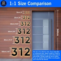Letreros LED Personalizados para Números de Puerta con Control Remoto para Edificios, Oficinas y Empresas - Iluminación Publicitaria