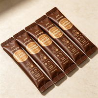 Sachet individuel personnalisé de qualité alimentaire pour complément nutritionnel, boisson lactée en poudre protéinée, emballage en stick à dose unique