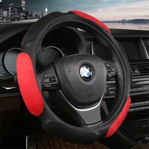 Accesorios para Auto, Fundas de Volante de Gamuza Universales de 38-45 cm de Diámetro, Compatibles con <span class=keywords><strong>Toyota</strong></span>, Mercedes, Accord, A6, Z4, <span class=keywords><strong>Rav4</strong></span> - Product Image 2