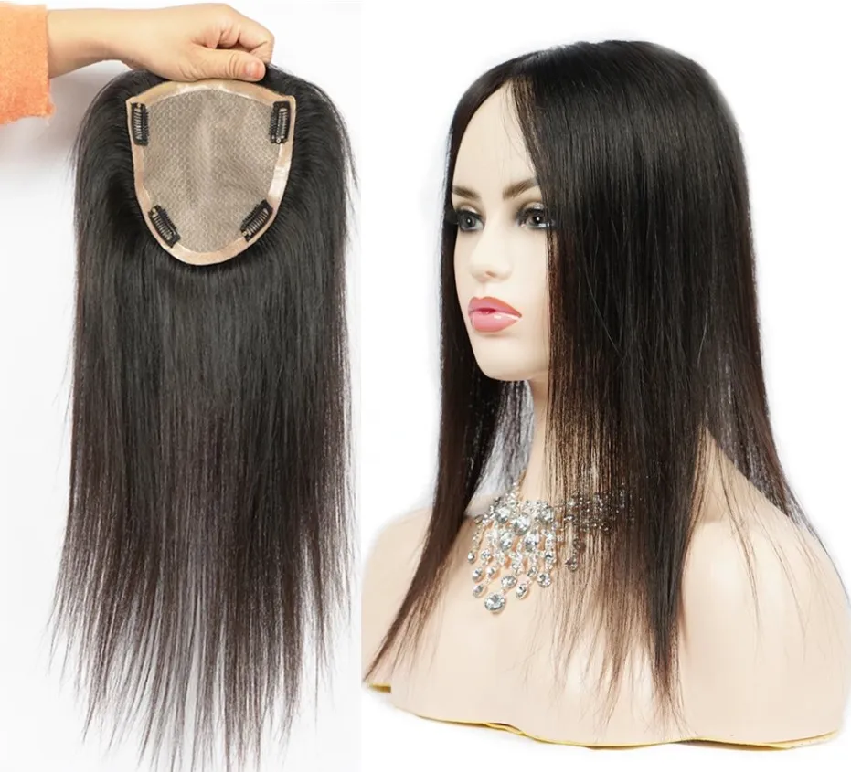 도매 100% 처녀 레미 hairprice 유럽 조각 갈색 balayage 컬러 실크 기본 인간의 머리 토퍼 toupee 여성