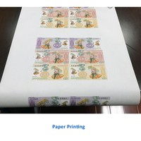 Machine d'impression rotogravure automatique pour la production de cigarettes et de papiers peints, imprimante d'étiquettes rotative avec une vitesse de 300 m/min