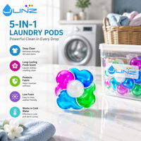 Lessives en capsules à marque privée, nettoyant pour tissus, perles parfumées personnalisées respectueuses de l'environnement pour lessives en capsules
