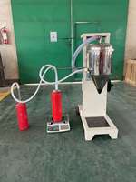 Chine usine meilleure qualité Abc poudre sèche extincteur machine de remplissage semi automatique extincteur recharge machine