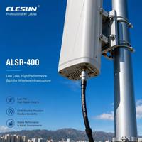 Câble coaxial RF en mousse PE ELESUN série ALSR 50 ohms, équivalent au câble d'alimentation d'antenne LMR à faible perte. DM pour modèles et spécifications