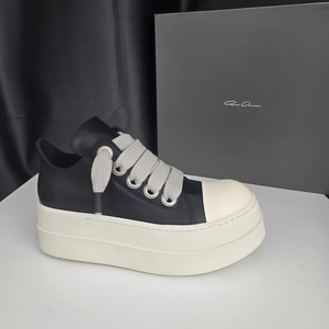 Zapatos Casuales de <span class=keywords><strong>Mujer</strong></span> con Suela Gruesa y Cordones Gruesos, Color Caramelo, Personalizados, de Cuero, Color Sólido, Talla Grande, Novedad 2026 - Product Image 4