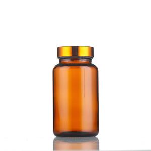 100ml 150ml 200ml 250ml bouteilles en verre ambré bouchon en caoutchouc vide pilule comptage tablette capsule bouteille emballage pour gouttes oculaires - Product Image 5