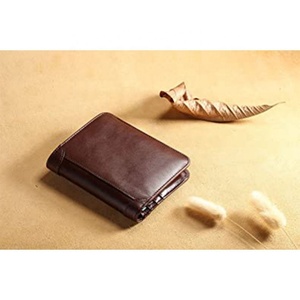 Custom Logo Bifold Engraved <b>Wallet</b> Full Grain Leather <b>Wallet</b> Front Pocket Leather <b>Wallet</b> Card <b>Holder</b> for Man - Product Image 6
