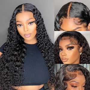 Top Ranking Human Hair <strong>Wig</strong> Natural HD Glueless Transparent <strong>Lace</strong> Water Wave Quick &amp; Easy Glueless With Breathable Air <strong>Wigs</strong> - Product Image 6