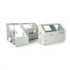 Caja de aluminio personalizada para ordenador, funda de servidor, doblada de hoja de metal