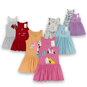 Vendita calda vestiti ragazze Anti-Pilling senza maniche abito da bambino in cotone di alta qualità estate bambine vestiti - Product Image 2