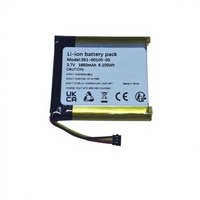 Batterie lithium-ion rechargeable 3,7 V 1650 mAh 361-00105-00 compatible avec le compteur GPS pour vélo Garmin Edge 1030