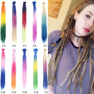 24 pouces Ombre 3 tons Synthétique Africain <span class=keywords><strong>Reggae</strong></span> Dreadlocks Cross Haute Température Soie Crochet Dreadlocks Perruque - Product Image 1