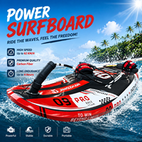 Planche de surf à moteur en fibre de carbone T1000 15KW 62KM/H à essence 118CC en alliage de titane