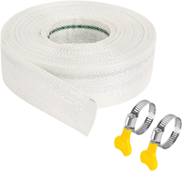 Tuyau d'arrosage en tissu léger, résistant, facile à ranger pour l'irrigation, l'arrosage et le transfert d'eau, résistant aux UV et anti-âge
