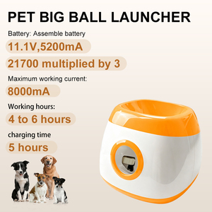 Lanceur de balles automatique pour chien avec télécommande, détection par ondes radar, jeu d'entraînement de stimulation mentale, distance réglable - Product Image 2