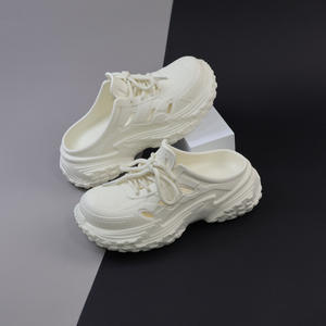 Baskets Chunky Blanches Homme Femme, Chaussures Aquatiques EVA Antidérapantes pour Randonnée en Extérieur et Plage, Talon de 2-3cm, Hy-2503 - Product Image 1