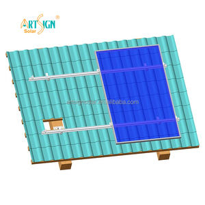 Système de montage de panneaux solaires sur toit à bas prix, aluminium 6005-T5, surface anodisée, <span class=keywords><strong>support</strong></span> de <span class=keywords><strong>panneau</strong></span> <span class=keywords><strong>solaire</strong></span> pour toit en tuiles |   <span class=keywords><strong>Panneau</strong></span> d'art - Product Image 3