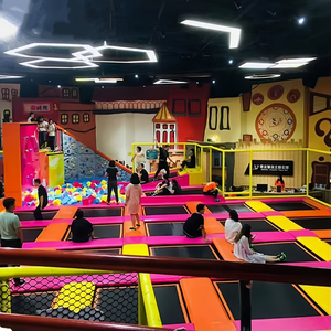 Trampolín de Tamaño Personalizado, Castillo Inflable, Equipo para Parques de Diversiones, Alta Elasticidad, para Adultos y Niños, <span class=keywords><strong>Parque</strong></span> de Saltos Popular - Product Image 6