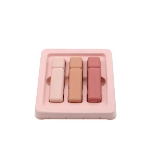 Dengan Harga Murah Makeup Set Kecantikan Private Label Kosmetik Pigmen Tahan Air Tahan Lama Seksi Merah Matte Lipstik Lip Gloss Vendor