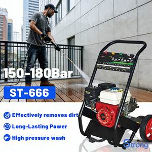 Nettoyeur haute pression Easy Start 200Par 7,5HP avec pompe AR, alimenté à l'essence, pour les chantiers extérieurs, les tâches de nettoyage professionnelles - Product Image 1