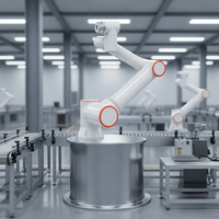 Robot Colaborativo Automático FR5 Fácil de Usar, Sin Necesidad de Programación, para Soldadura, Recolección, Pulverización y Peletización